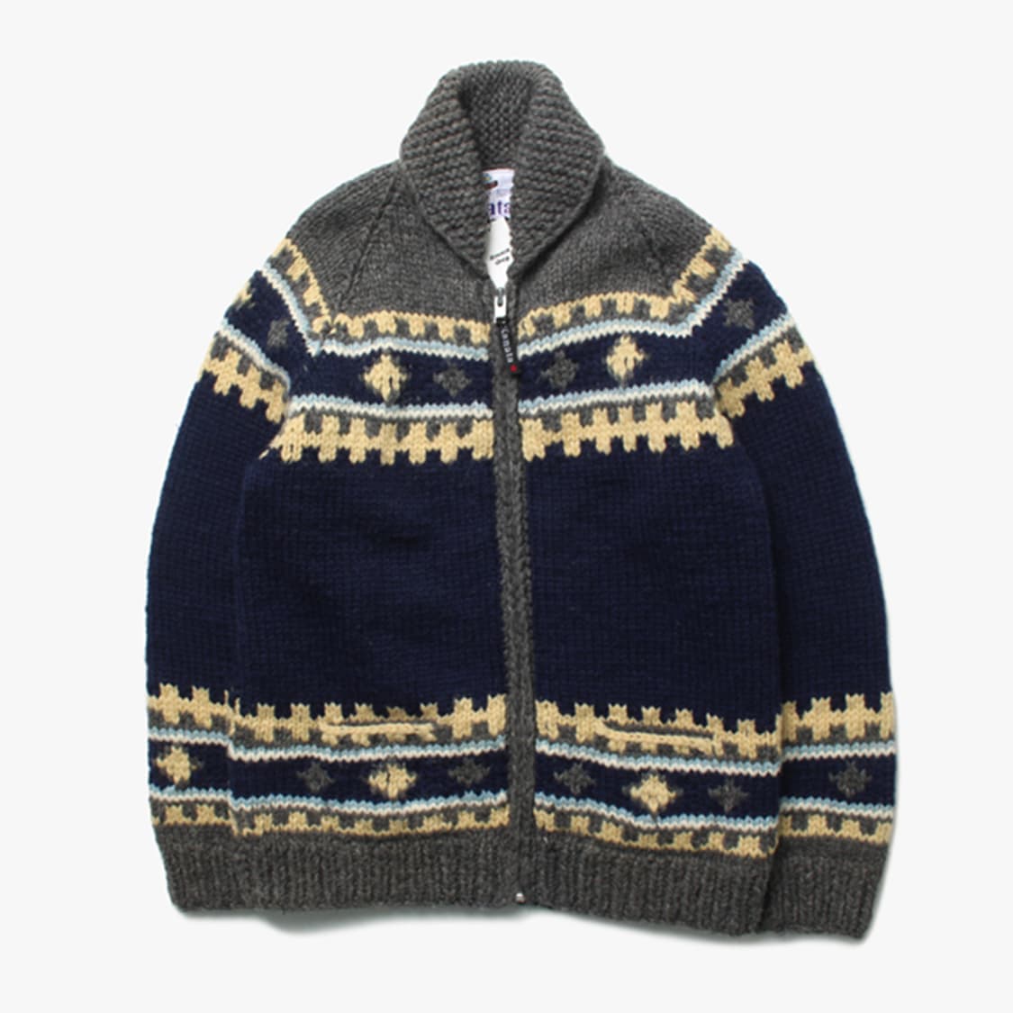  KANATA "Blue Knit Zip-up" 상품이미지1