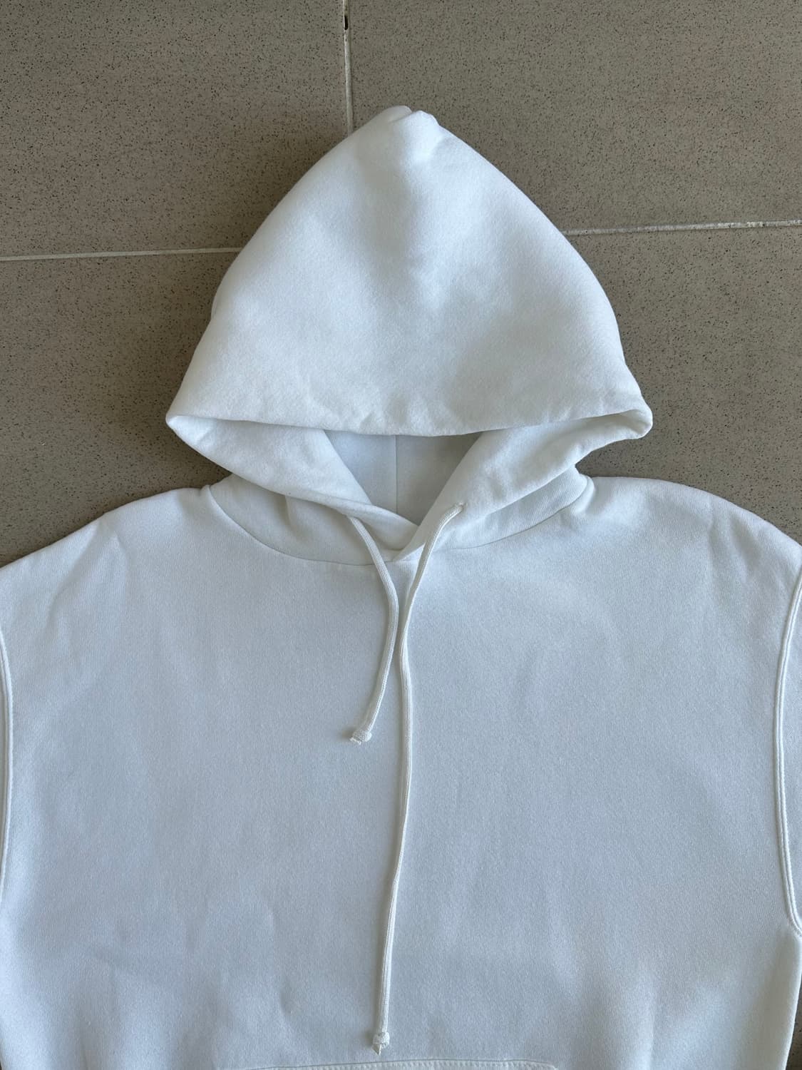 90s 빈티지 러셀 후드 화이트 M 상품이미지4