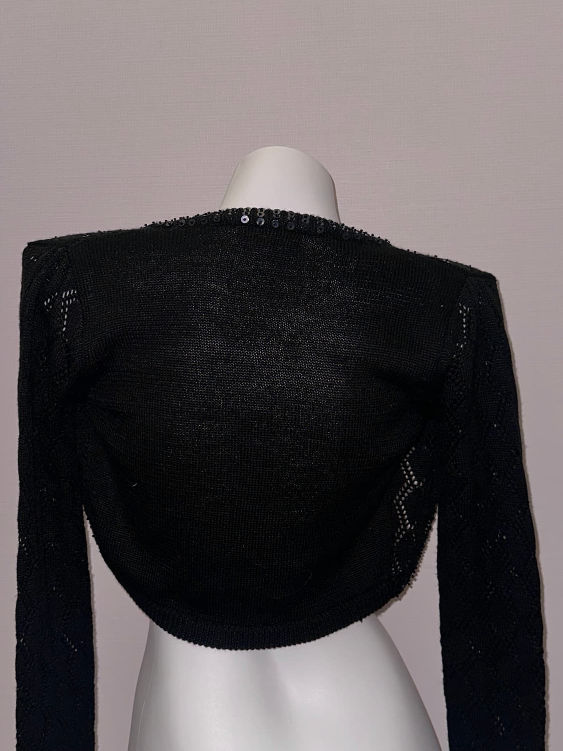 빈티지 스팽글 크로쉐 볼레로 상품이미지5