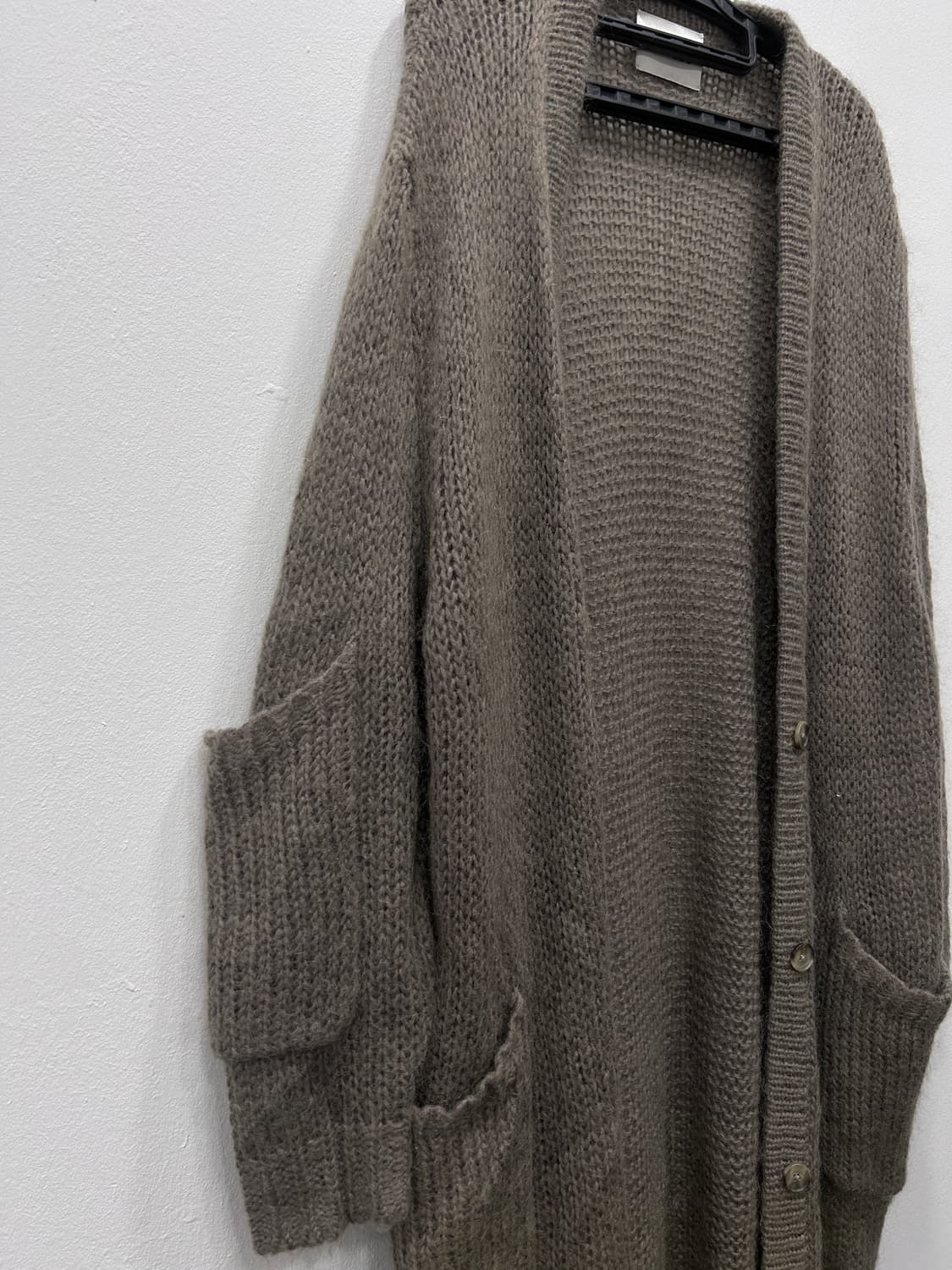 아크네 Acne 모헤어 롱가디건 XS 코코아색 상품이미지3