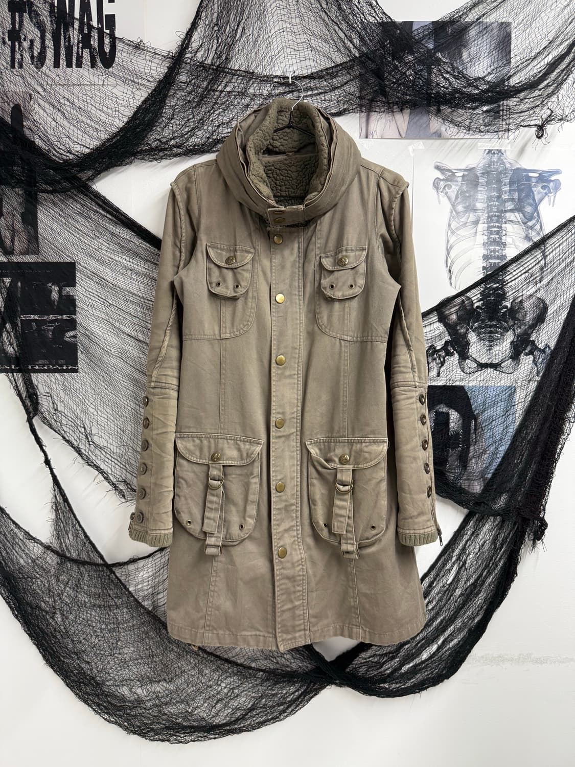 00s pocket detail long jacket 상품이미지1