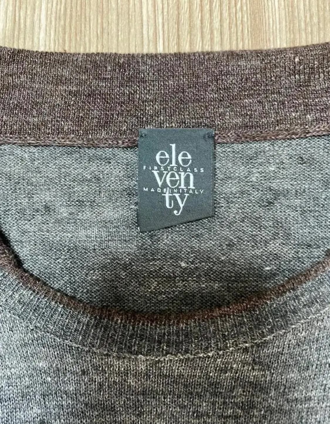 일레븐티 Eleventy 남성 린넨&실크 반팔 S 상품이미지2