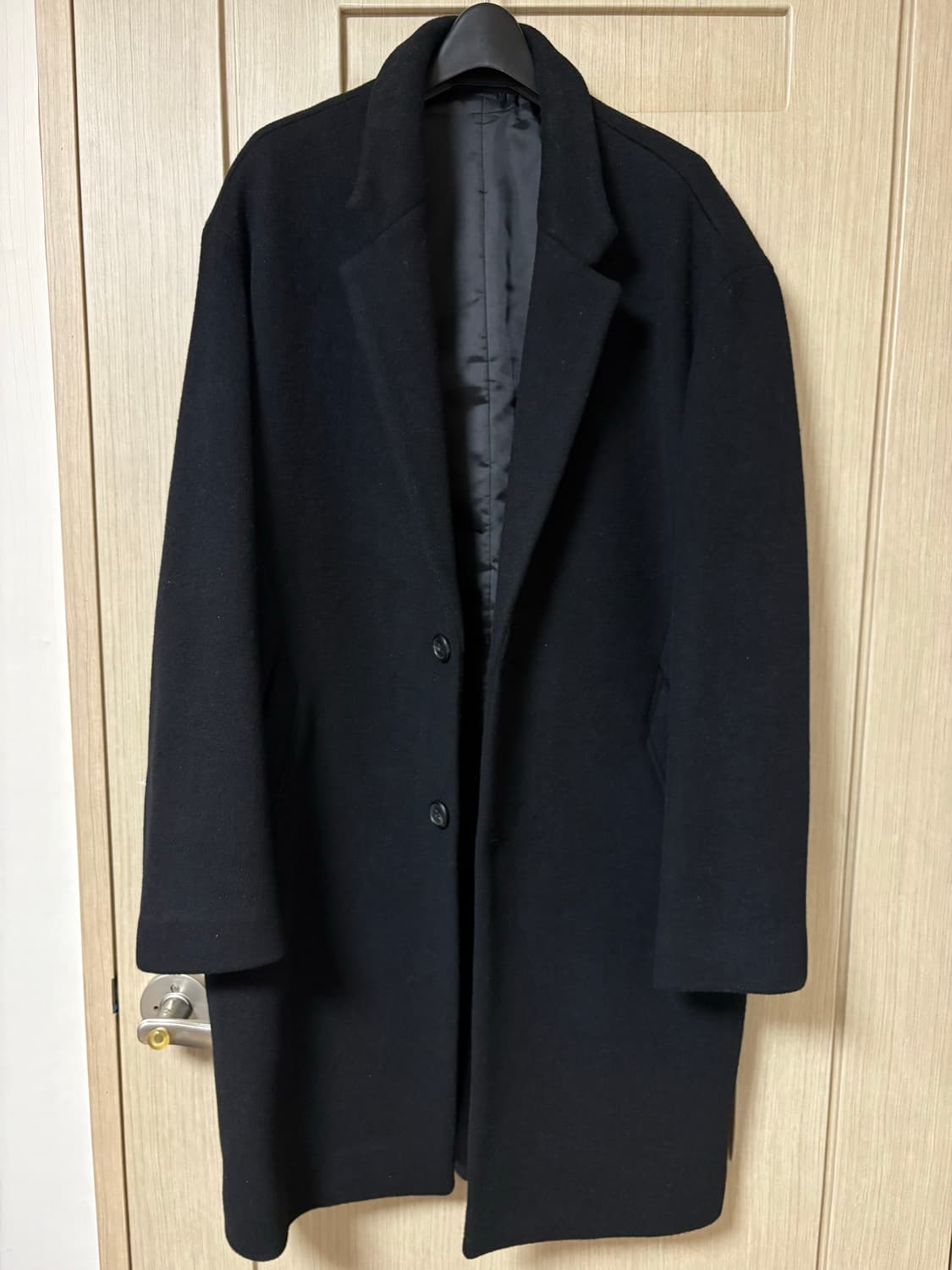 AD HOC black코트 상품이미지4