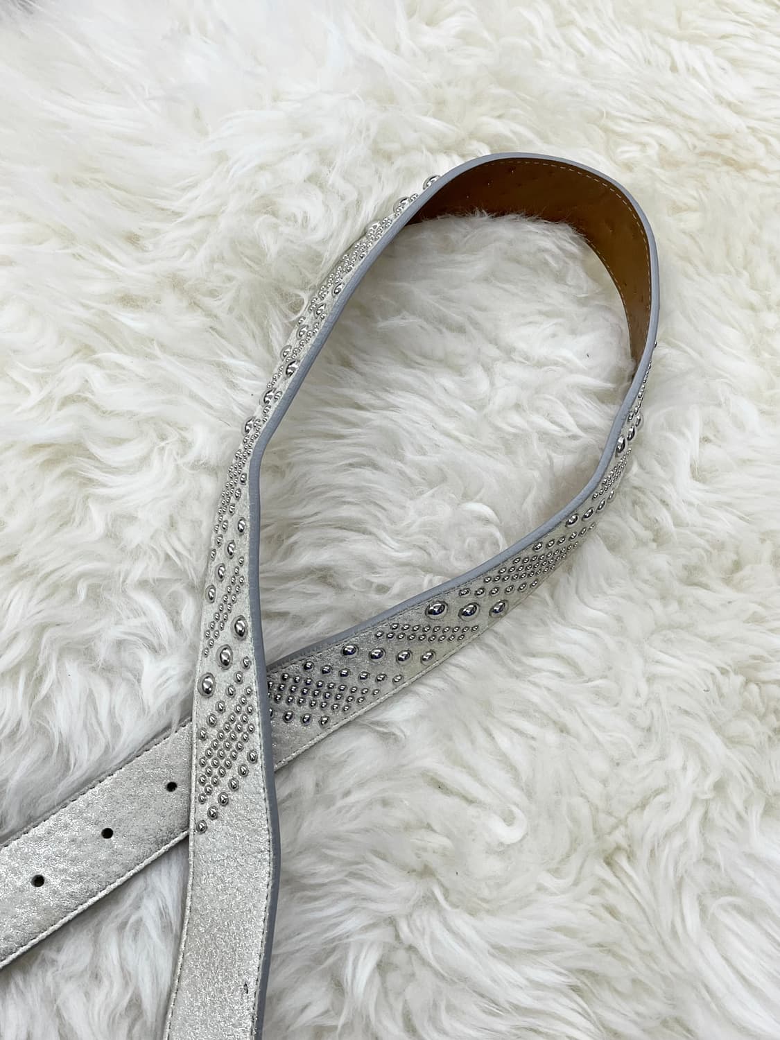 게스 스터드 로고 버클 벨트 상품이미지4