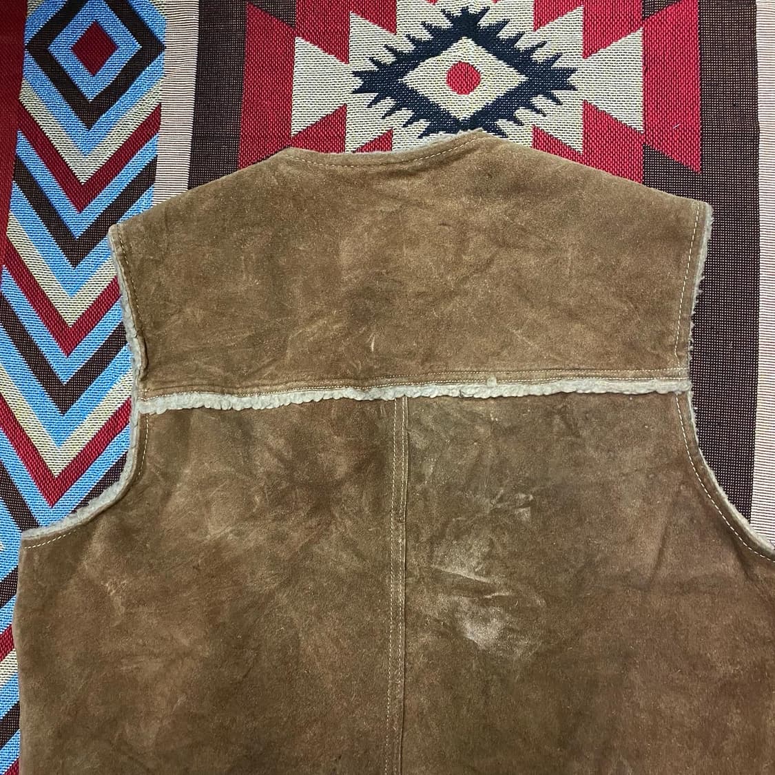 70s JCPENNY cowhide vest 상품이미지4