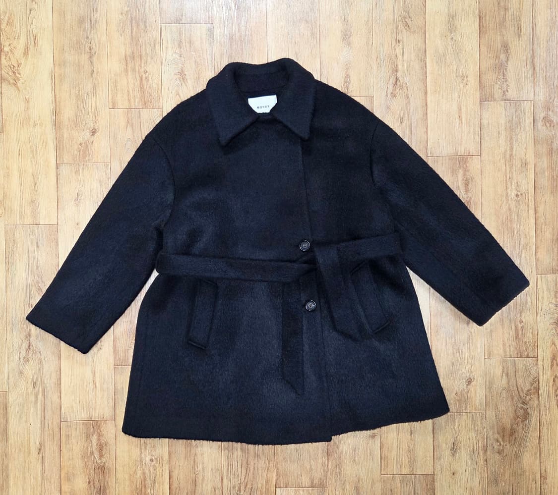 모한(MOHAN) 25FW TVW 수리알파카 하프코트 프리사이즈 새상품 상품이미지5