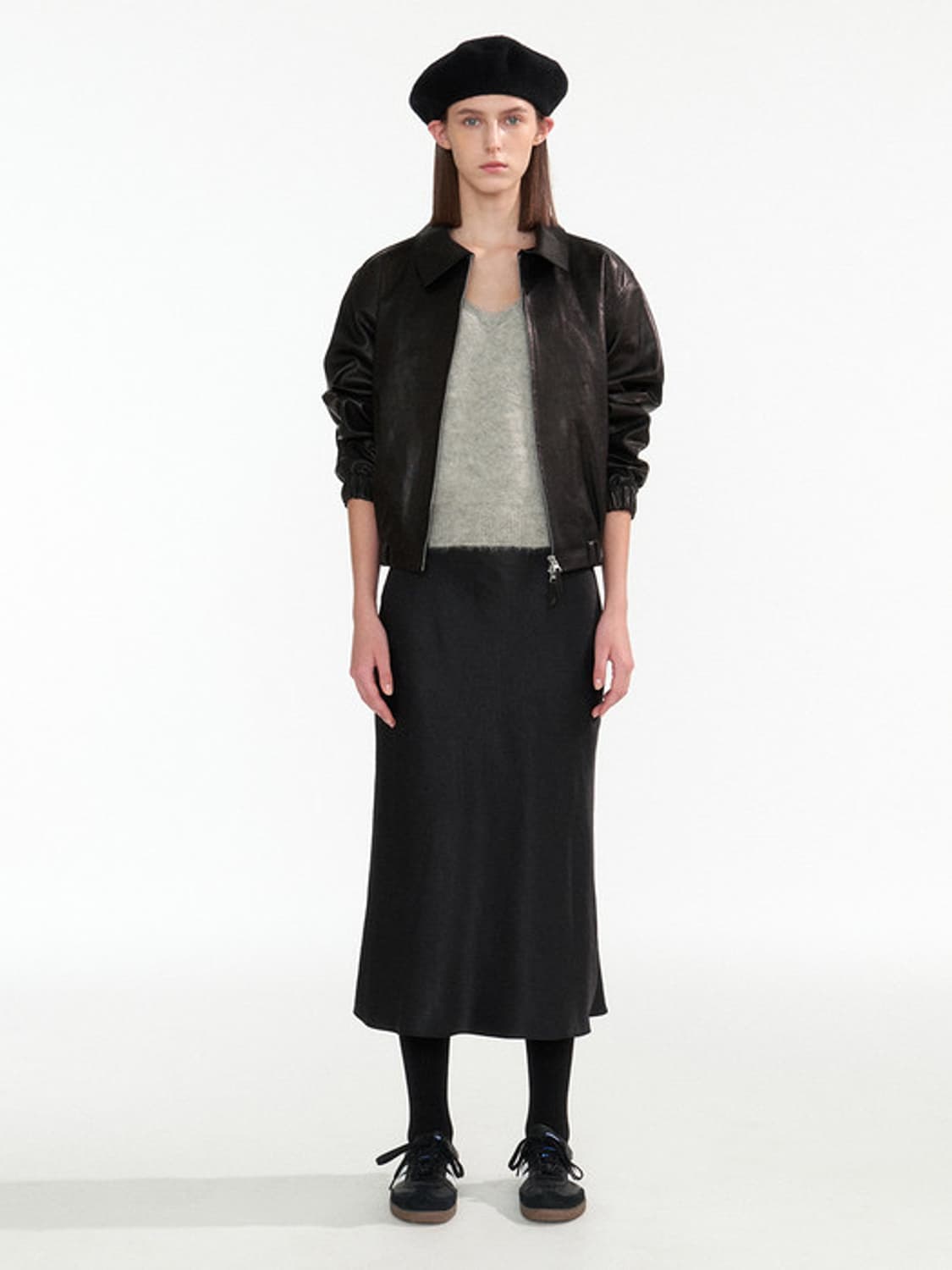 낫띵리튼 레더자켓 Vegetable leather blouson  상품이미지4