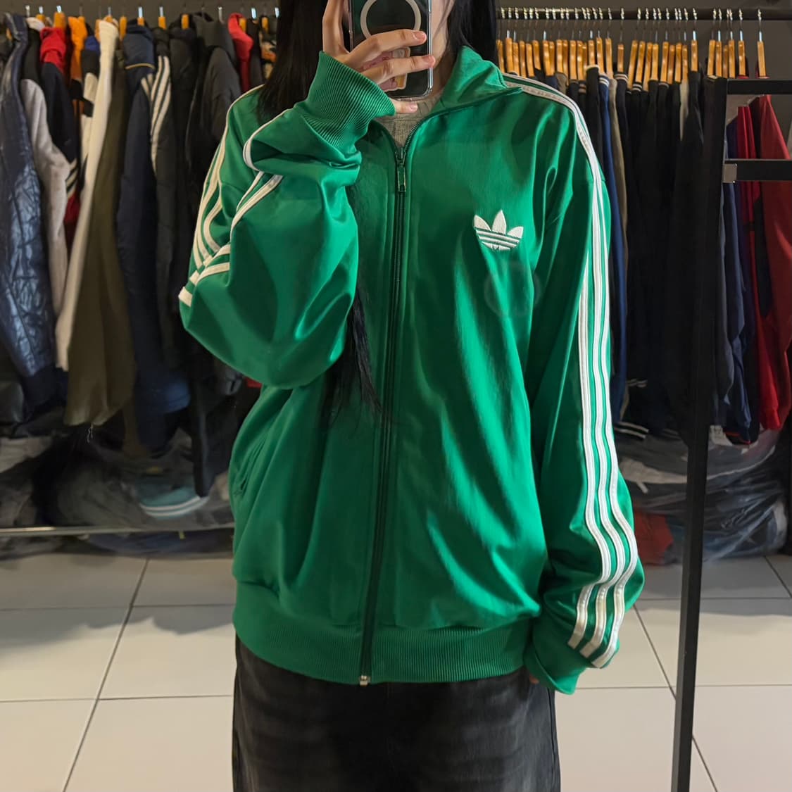 아디다스 구파이어버드 트랙탑 그린 져지 상품이미지1