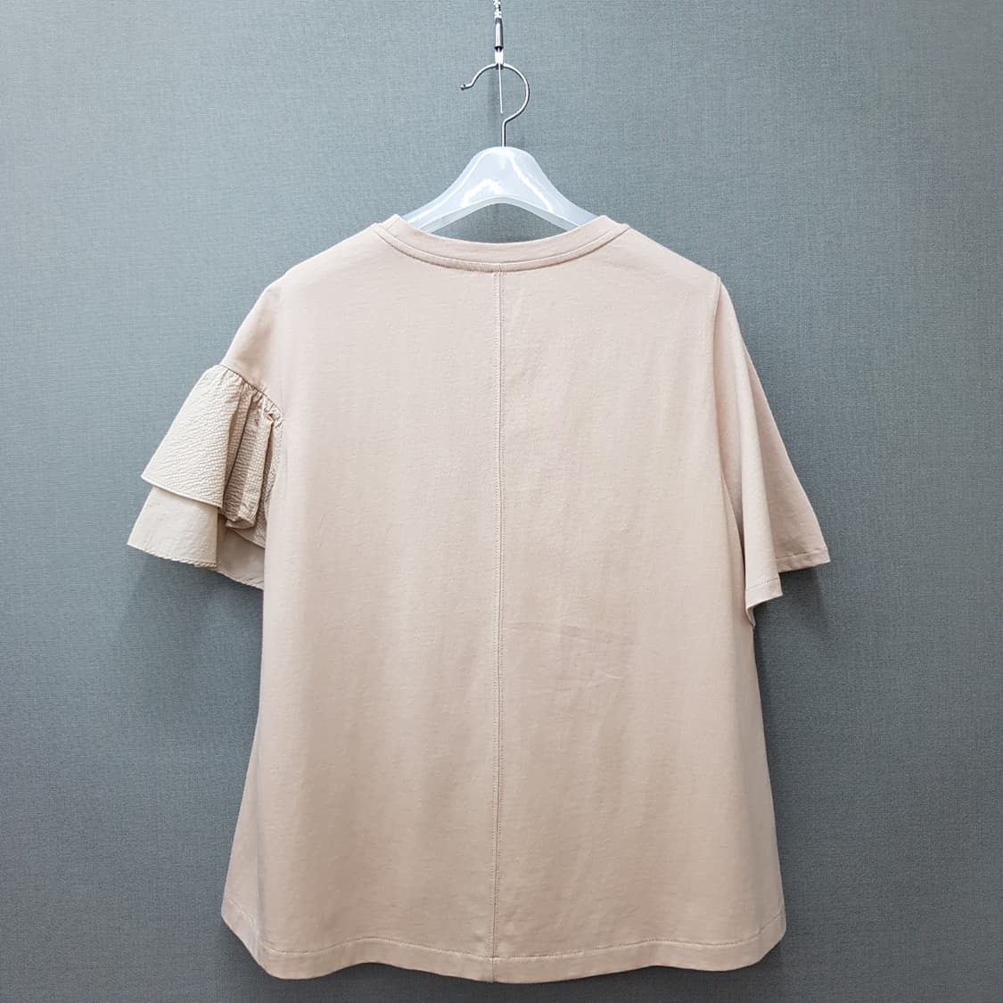 한섬 SJSJ 2021 프릴 배색 티블라우스 F사이즈 상품이미지4