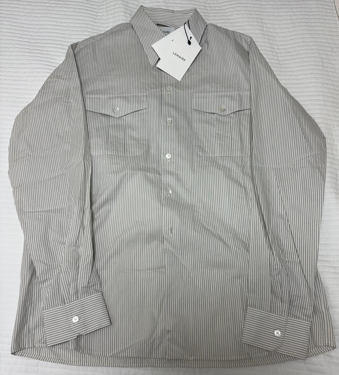 르메르 밀리터리 스트라이프 셔츠 / 48 상품이미지3