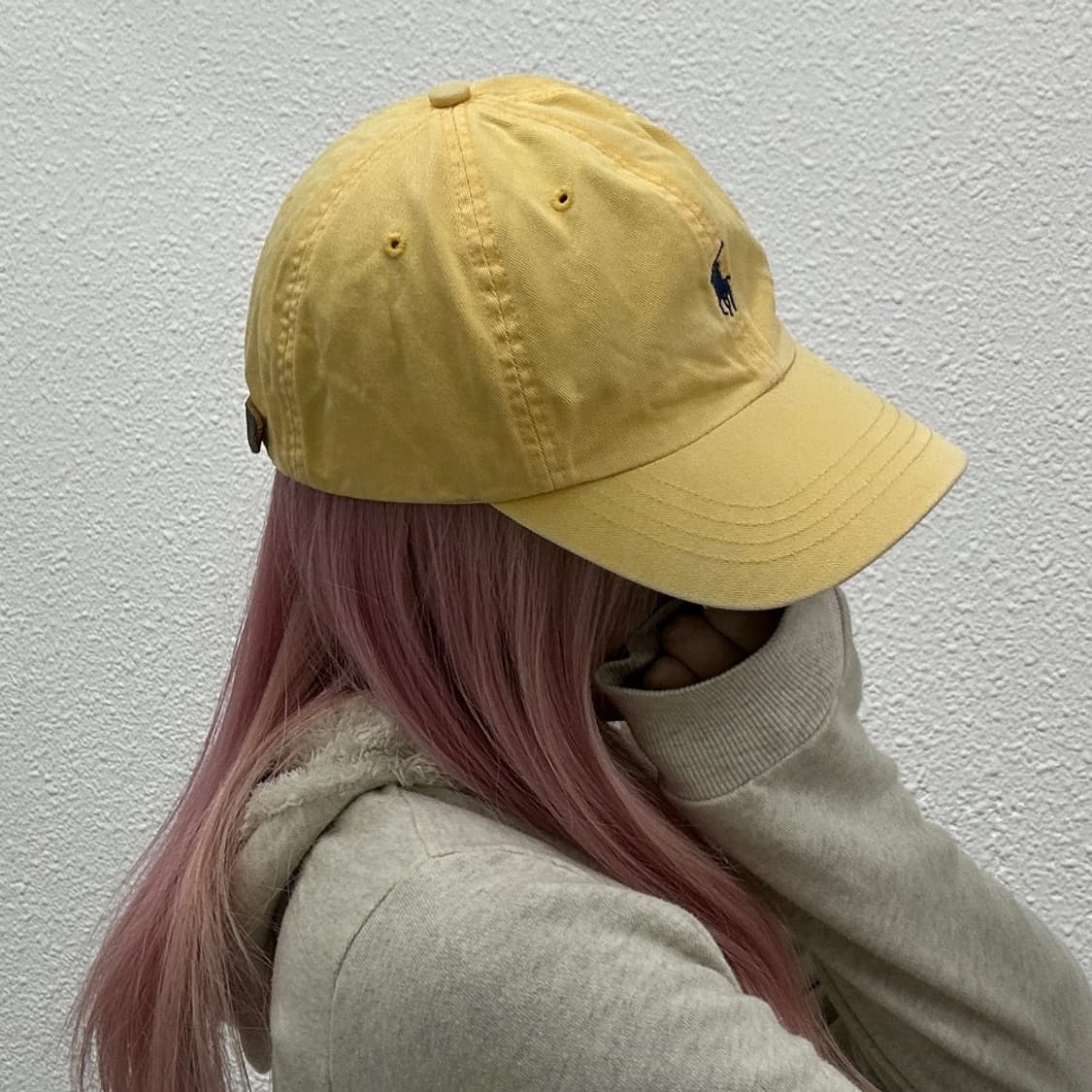 폴로 랄프로렌 네이비포니 레몬 볼캡 상품이미지3