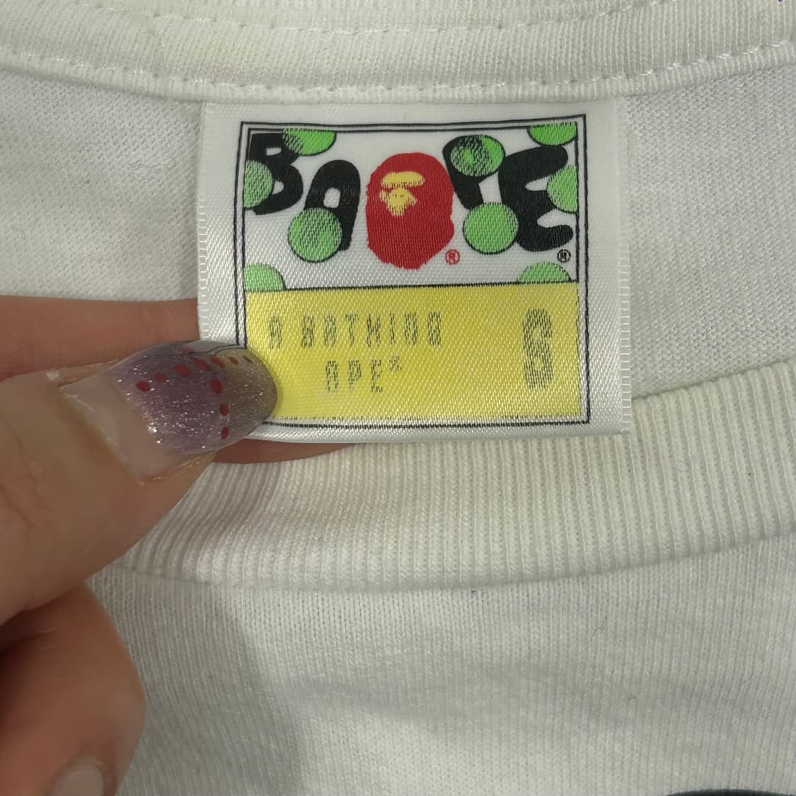 Bape 베이프 빅 에이프 헤드 카모 화이트 반팔  상품이미지7