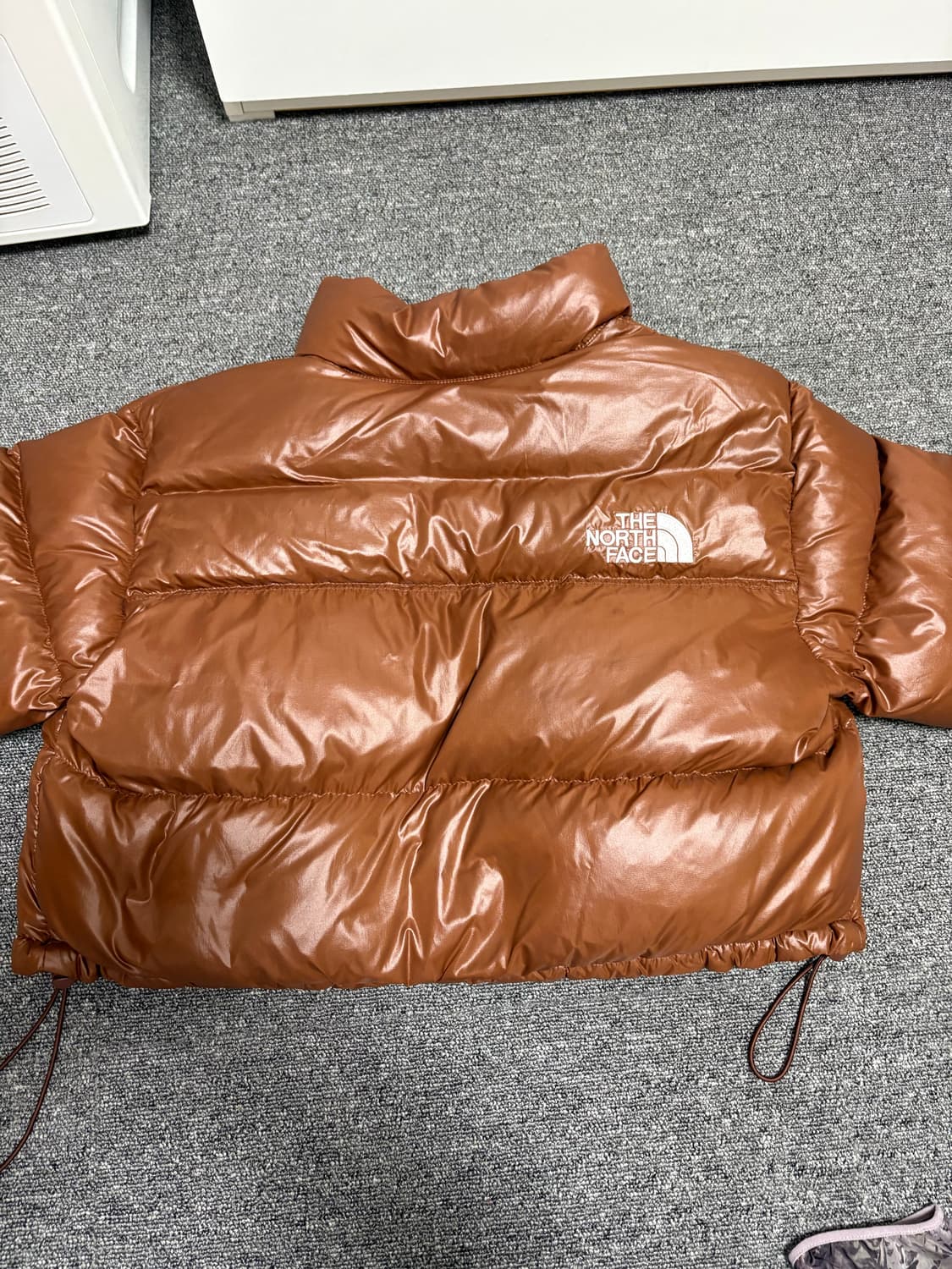 노스페이스 700 해외판 브라운 숏패딩(켄달제너) 상품이미지2