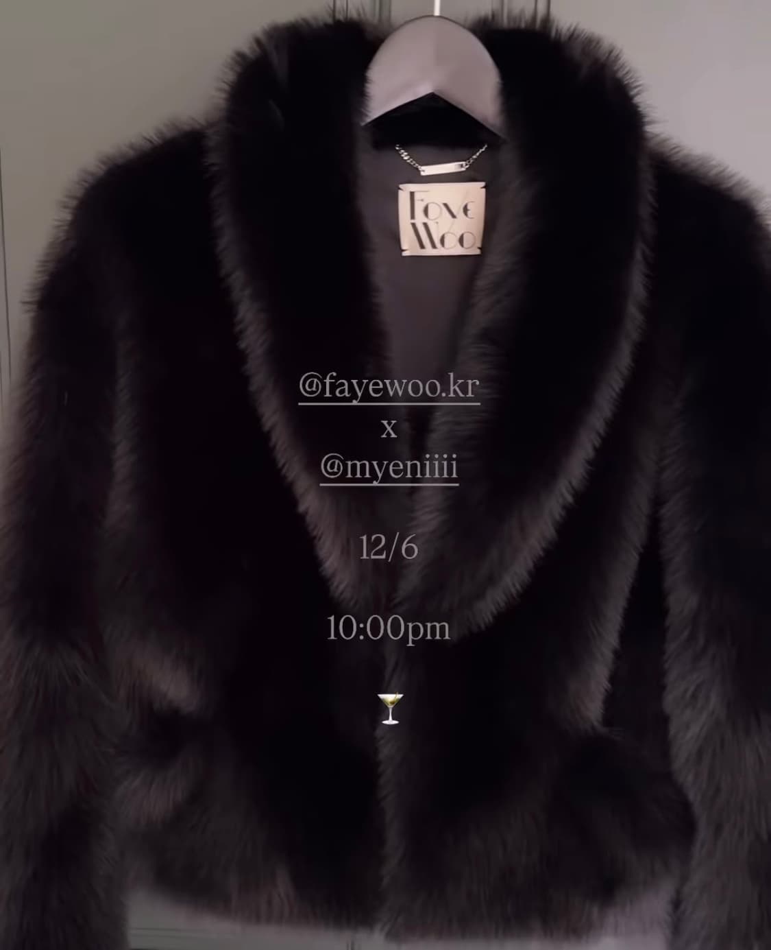 [새상품]페이우 폭스 퍼자켓 블랙 fayewoo gliss fox fur 상품이미지8