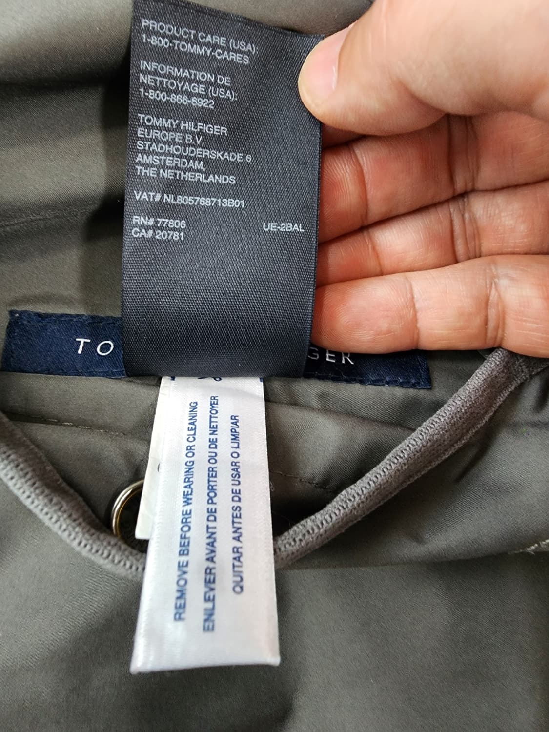 타미힐피거 리버시블 경량 패딩 팜 점퍼 (100~103) 양면 퀼팅 자켓 상품이미지6