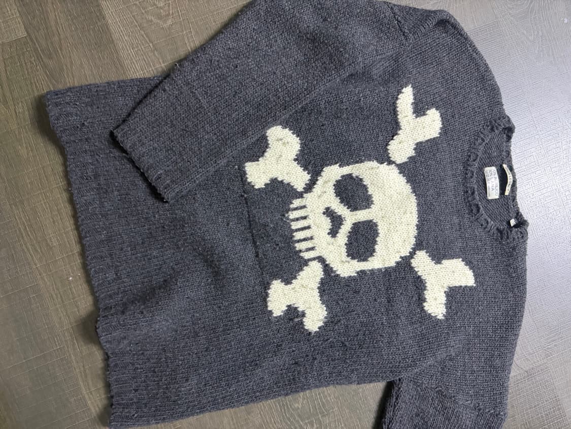 아워레가시 스컬 니트 상품이미지3