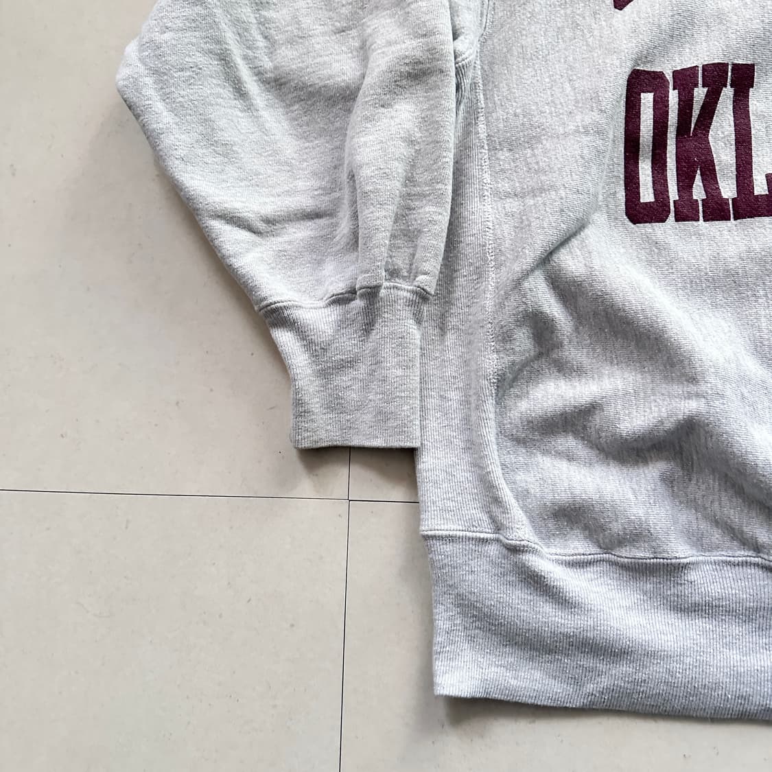 90s 챔피온 리버스위브 오클라호마 맨투맨(XL) MADE IN USA 상품이미지4