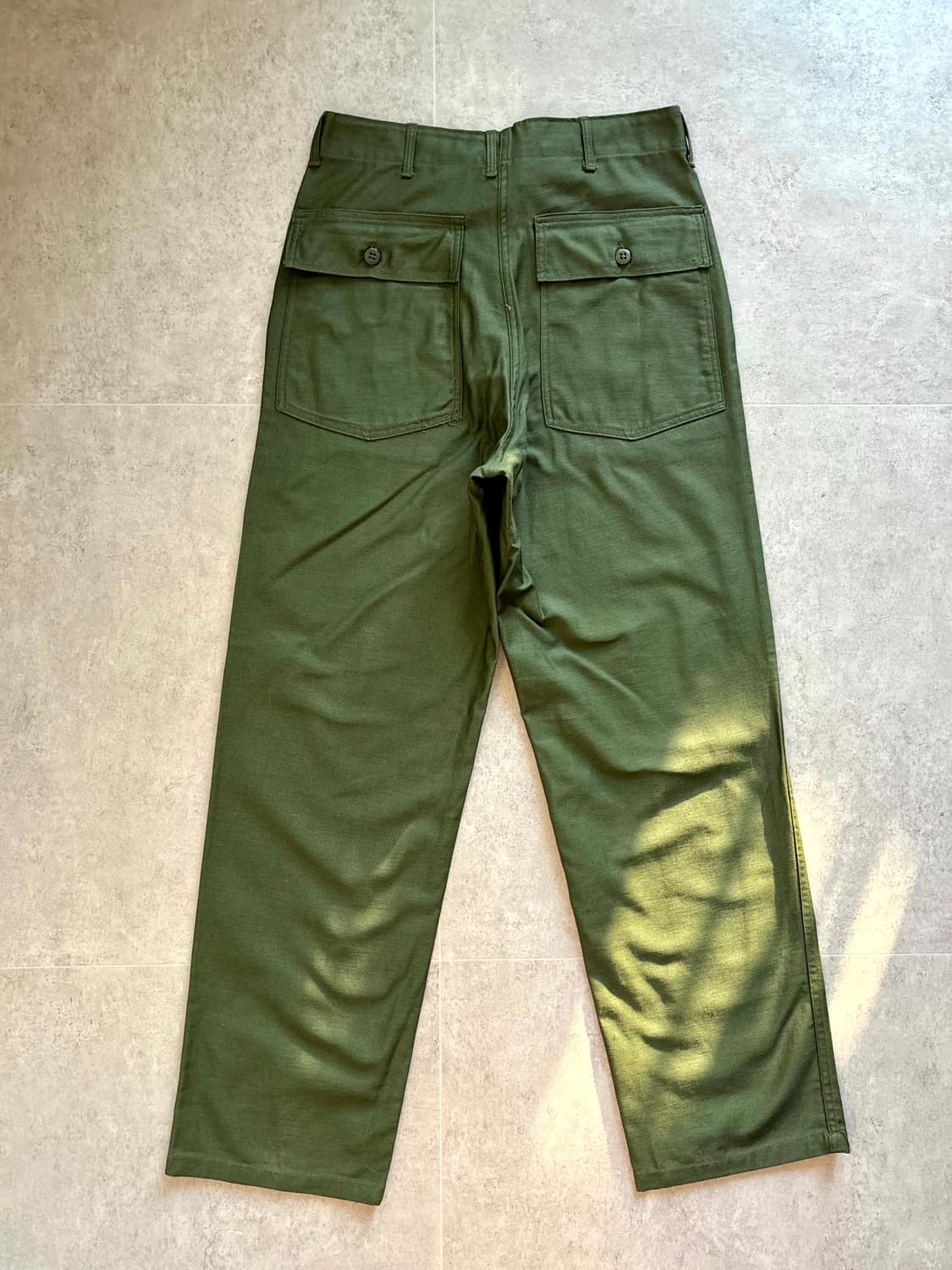 60's 미군 OG 107 퍼티그 팬츠 30" 데드스탁 상품이미지7
