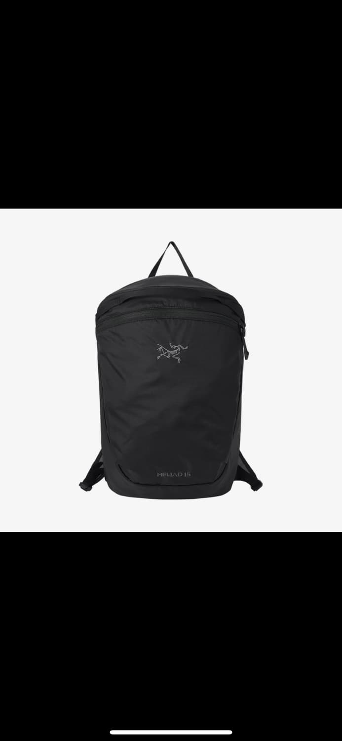 아크테릭스 헬리아드 15 백팩 블랙(새상품) 상품이미지1