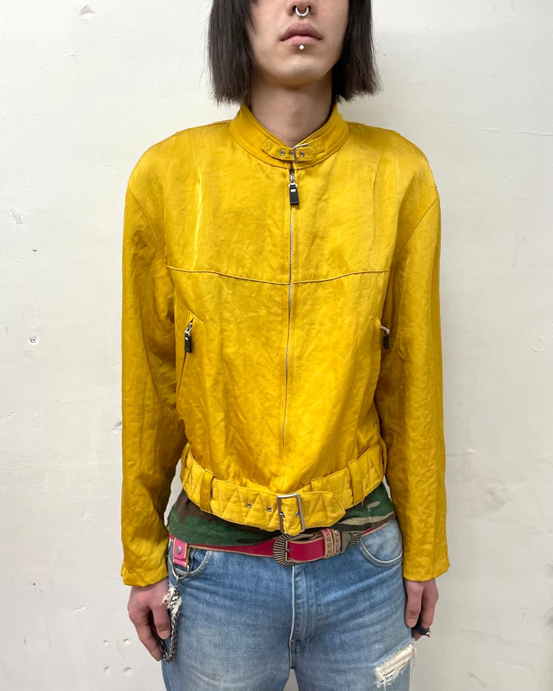 Junman Glossy Yellow Activity Jacket  상품이미지3