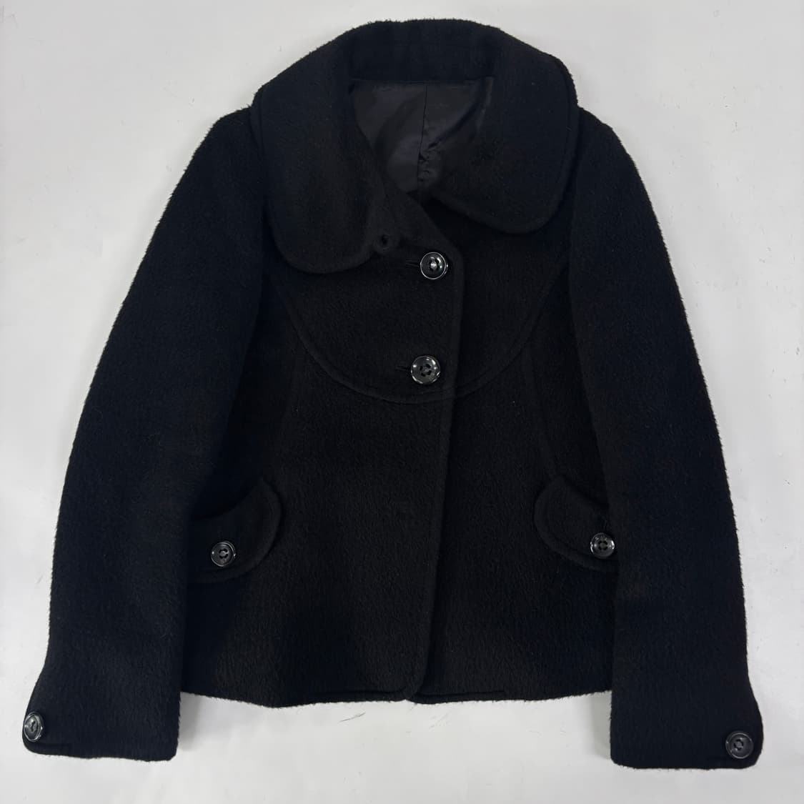 빈티지 울 알파카 숏 코트  상품이미지4