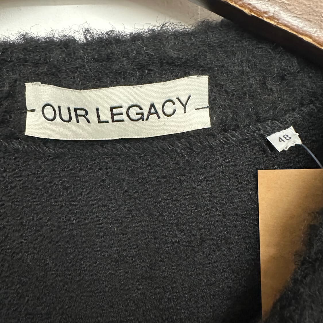 아워레가시 모헤어 가디건 블랙 상품이미지3