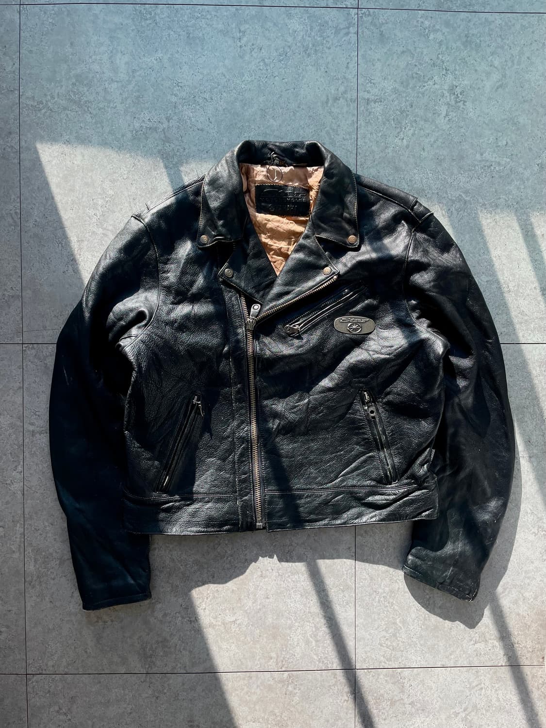 빈티지 야마하 스타모터사이클 더블라이더자켓 상품이미지1