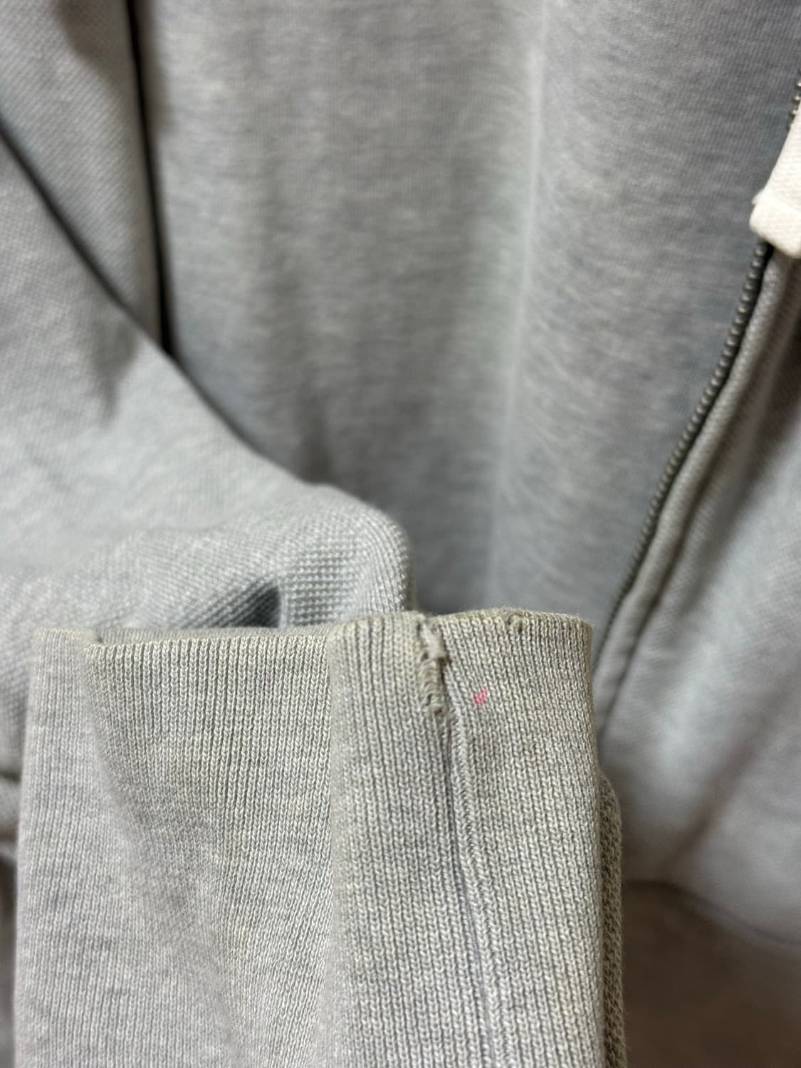 폴로 후드집업 그레이 M 상품이미지3