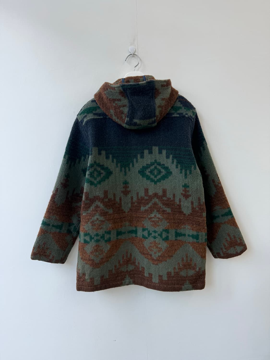 90‘s 울리치 아즈텍 나바호 카키 브라운 후드집업 자켓 상품이미지2