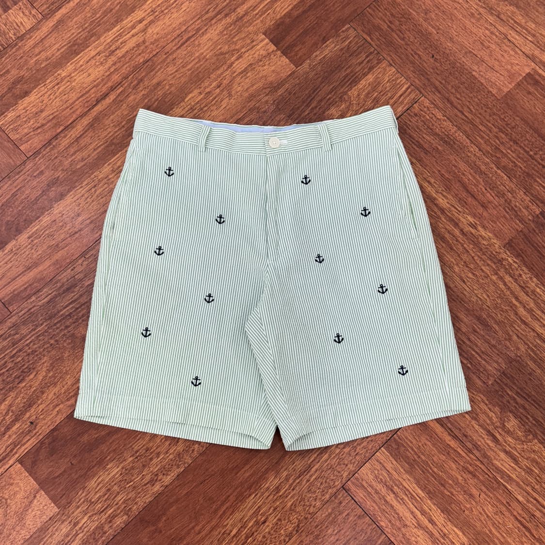 34 브룩스브라더스 시어서커 스트라이프 반바지 팬츠  상품이미지1