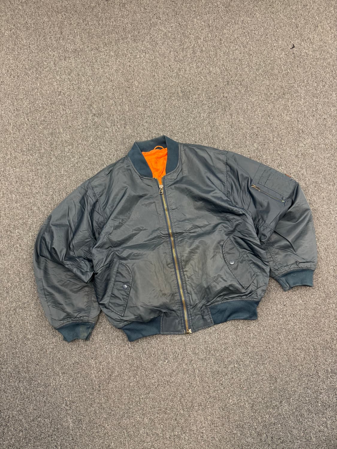 OS)American vintage ADDAX MA-1 항공점퍼 상품이미지2