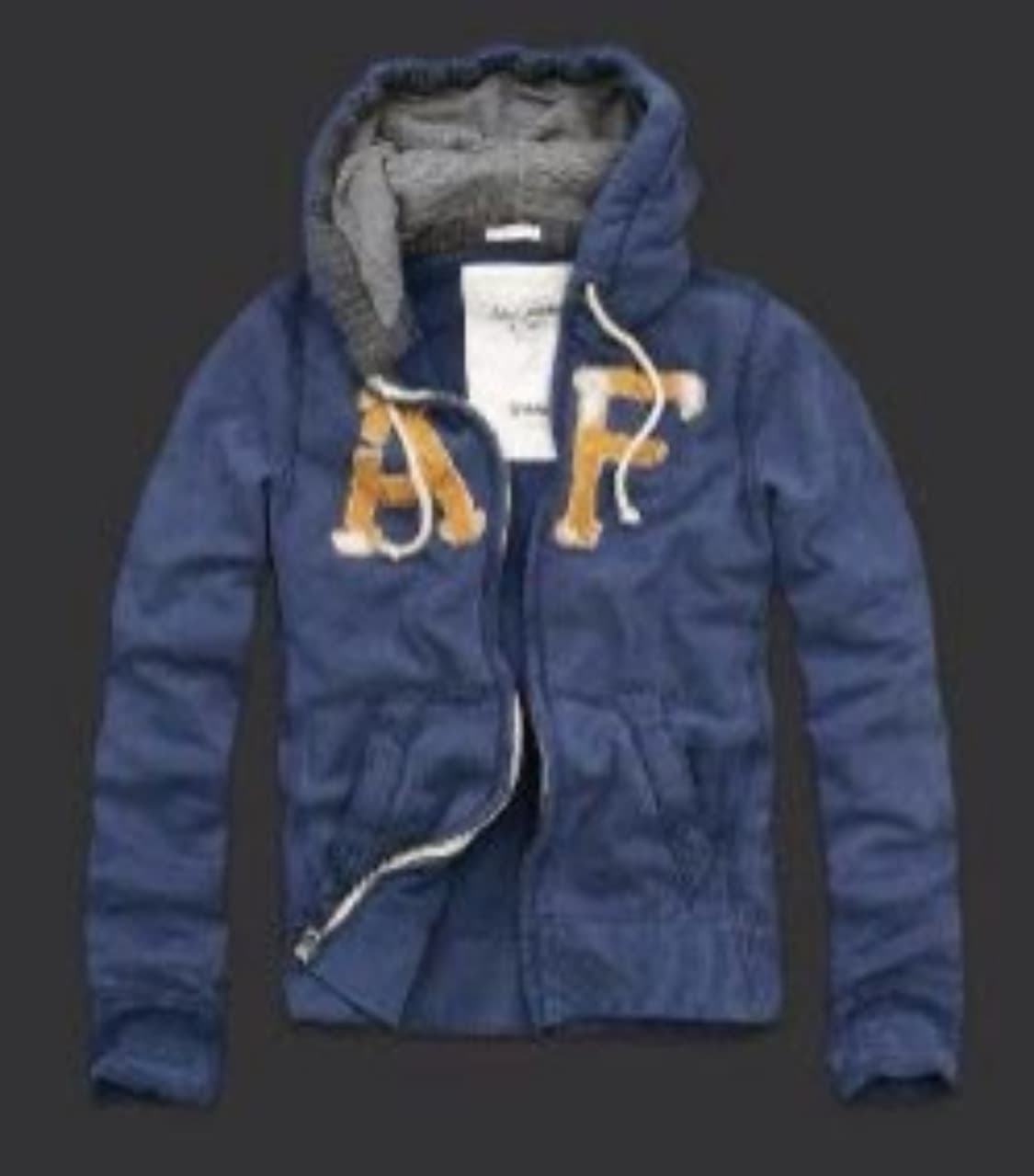 아베크롬비 후드집업 y2k 블루s  남녀공용 상품이미지2