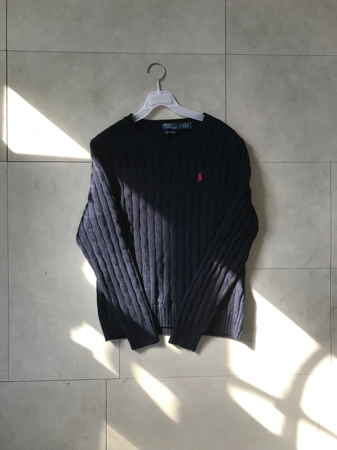 폴로 네이비 케이블 니트 상품이미지6