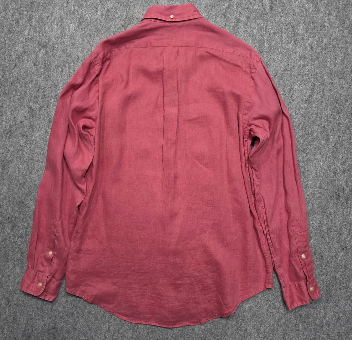 폴로 랄프로렌 클래식핏 포켓 린넨 셔츠 M 상품이미지2