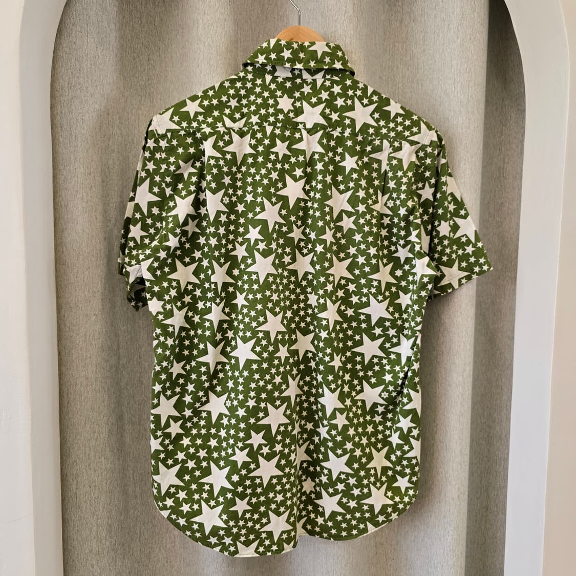 A BATHING APE 베이프 스타 프린팅 패턴 셔츠 상품이미지2