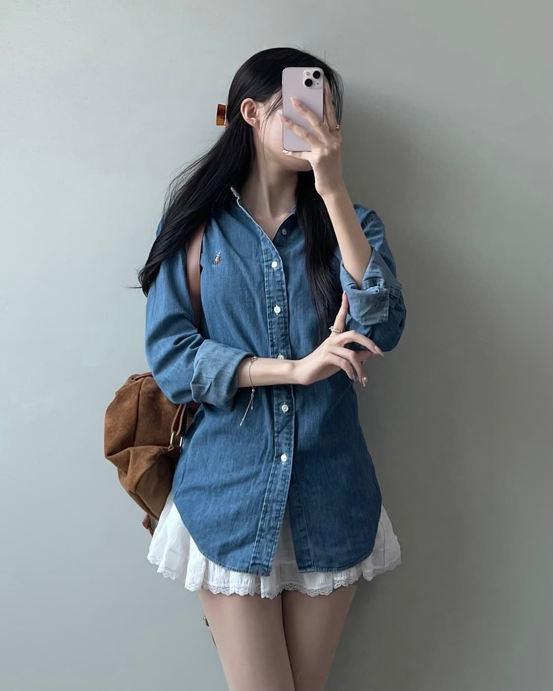 폴로 데님 셔츠  상품이미지3