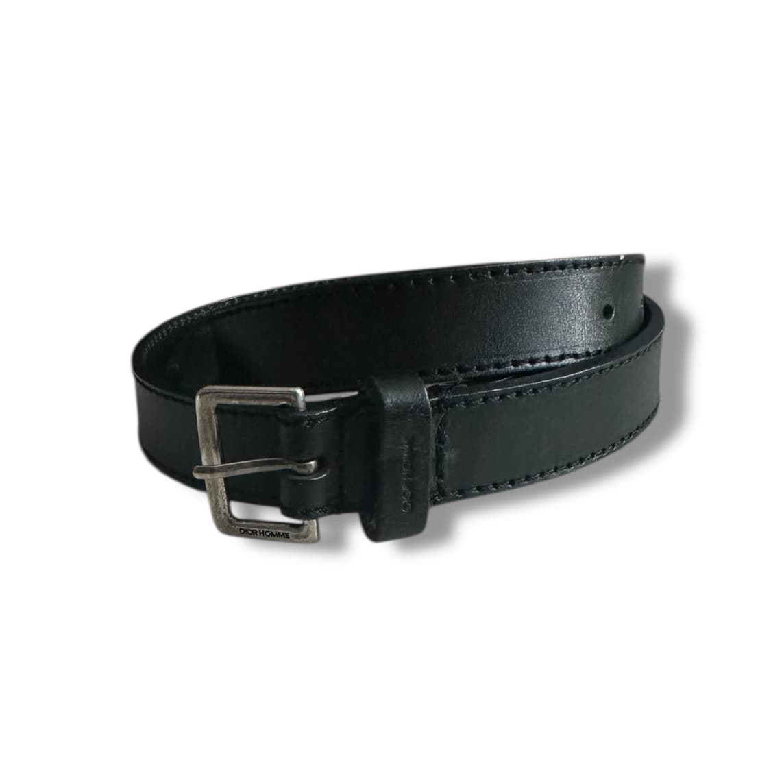 디올옴므 로고 슬림 레더 벨트 상품이미지1