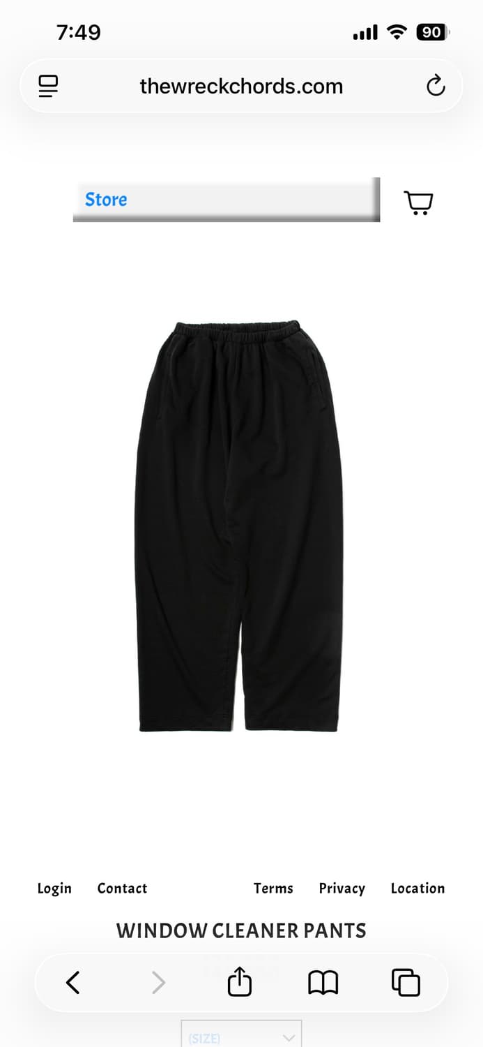 더뤡코즈 윈도우클리너팬츠 2사 상품이미지1