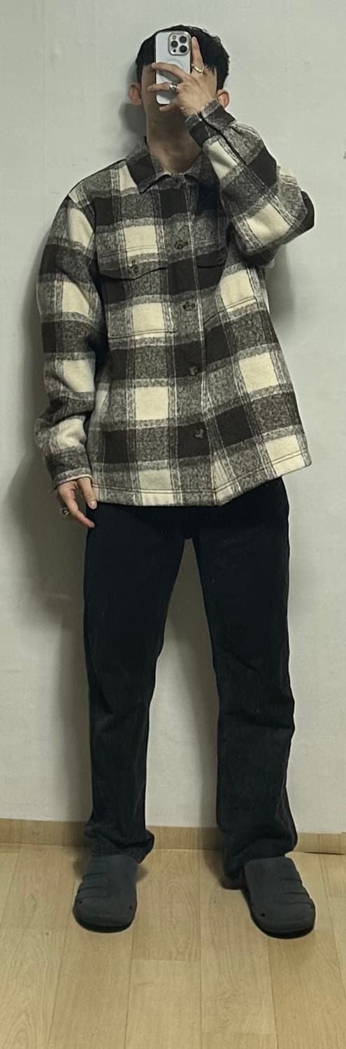 올드네이비 플래드 자켓 상품이미지5