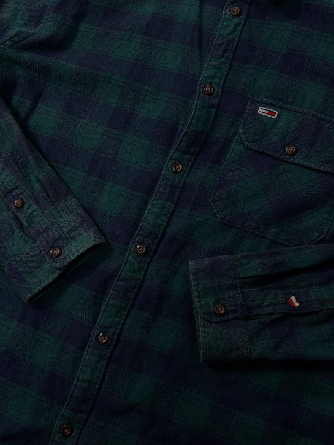 타미 진스 플란넬 체크 셔츠  상품이미지4