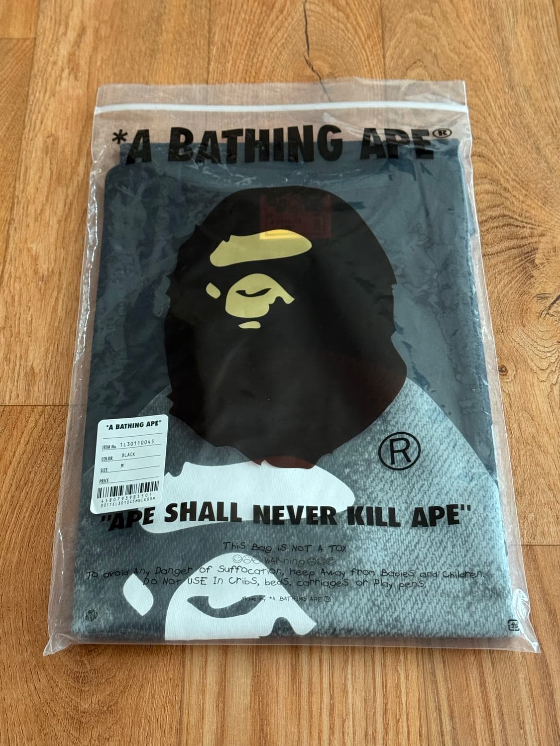 [미개봉 새상품] BAPE 베이프 반팔 티셔츠 상품이미지1