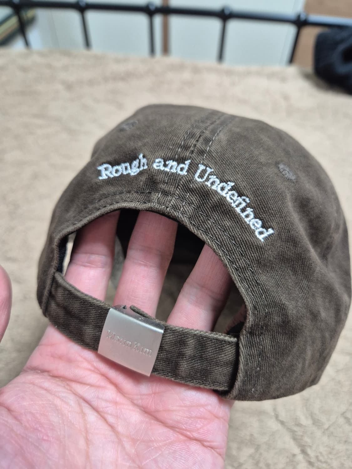 (F)마뗑킴 마틴 미니 로고 볼캡 브라운 상품이미지3