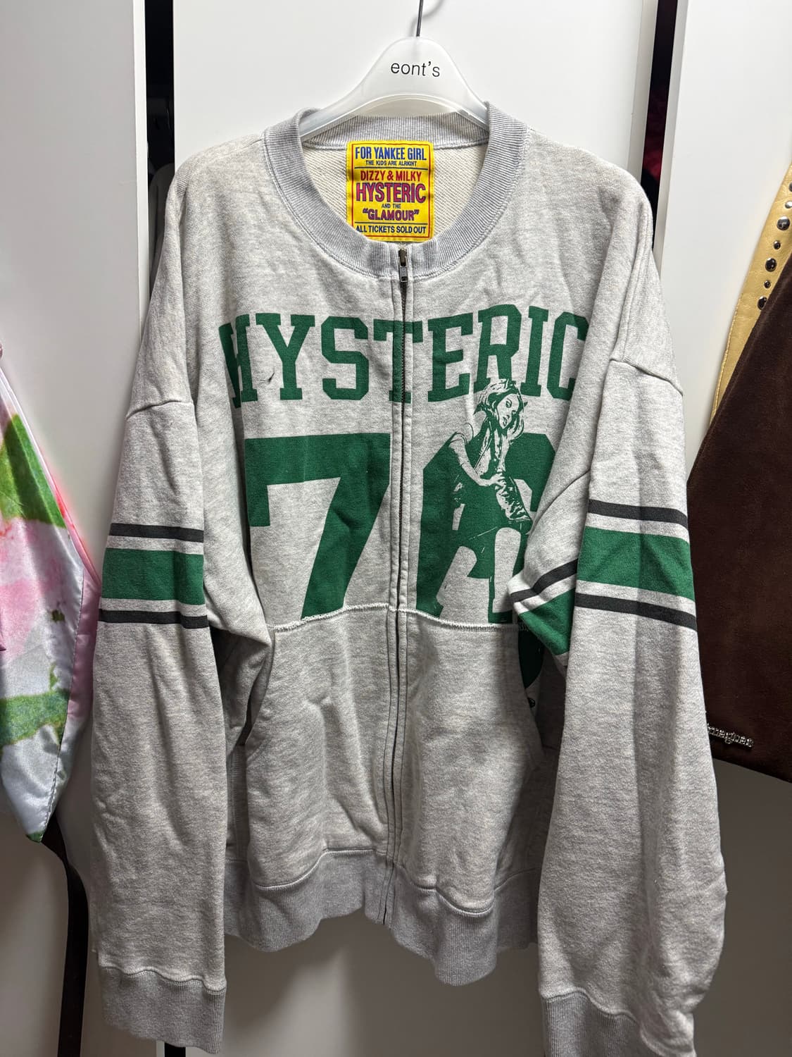 히스테릭글래머 집업 스웻셔츠 상품이미지2