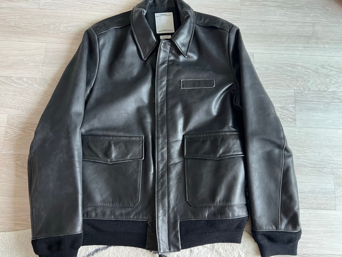 Visvim elemendorf leather jacket M 상품이미지1