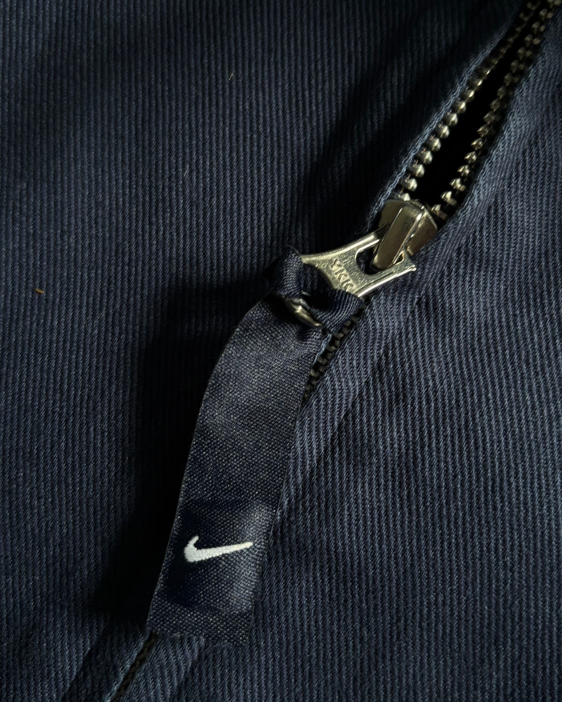 Nike 나이키 스우시로고 블루 코튼 자켓 상품이미지4