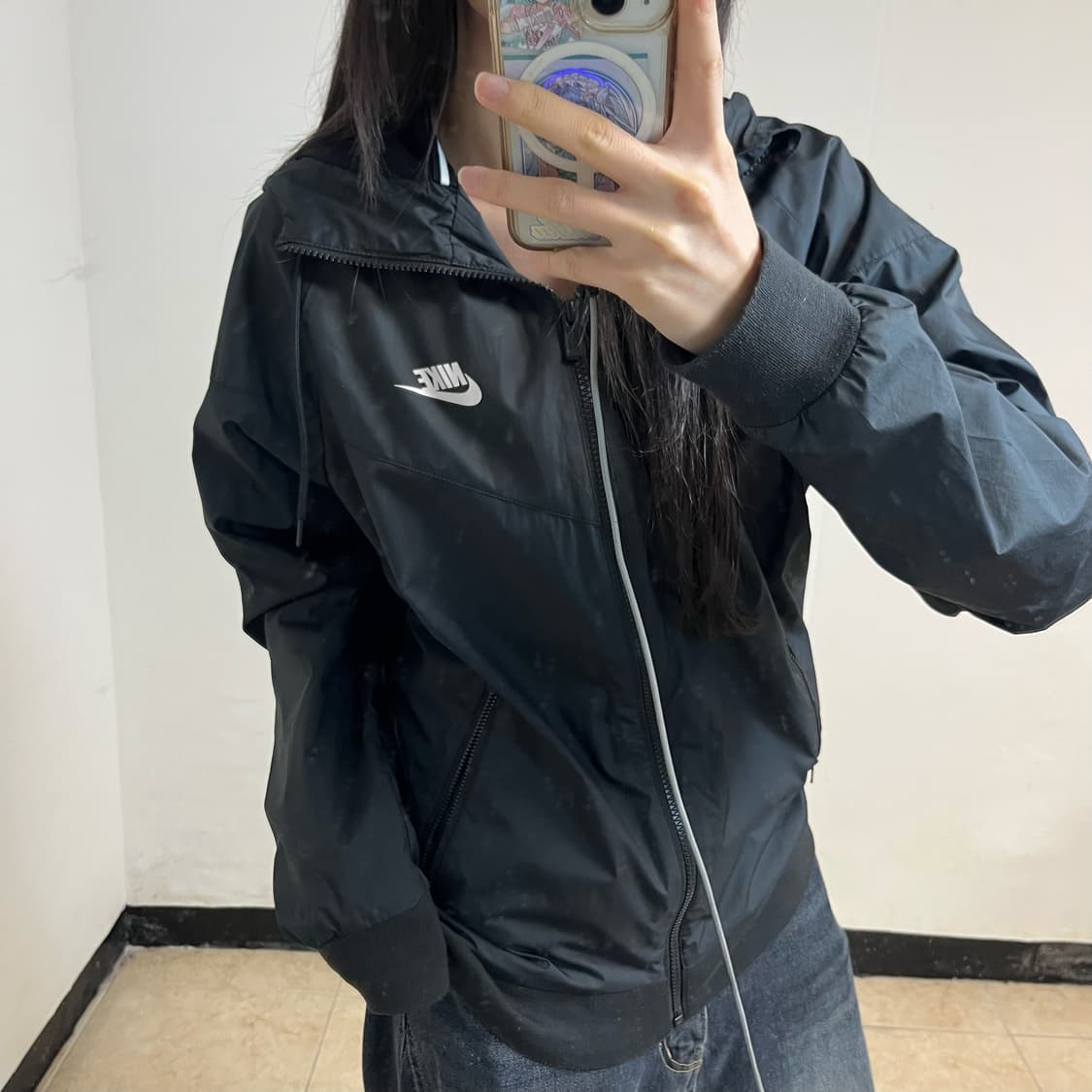 Nike Black Windrunner Jacket 상품이미지3