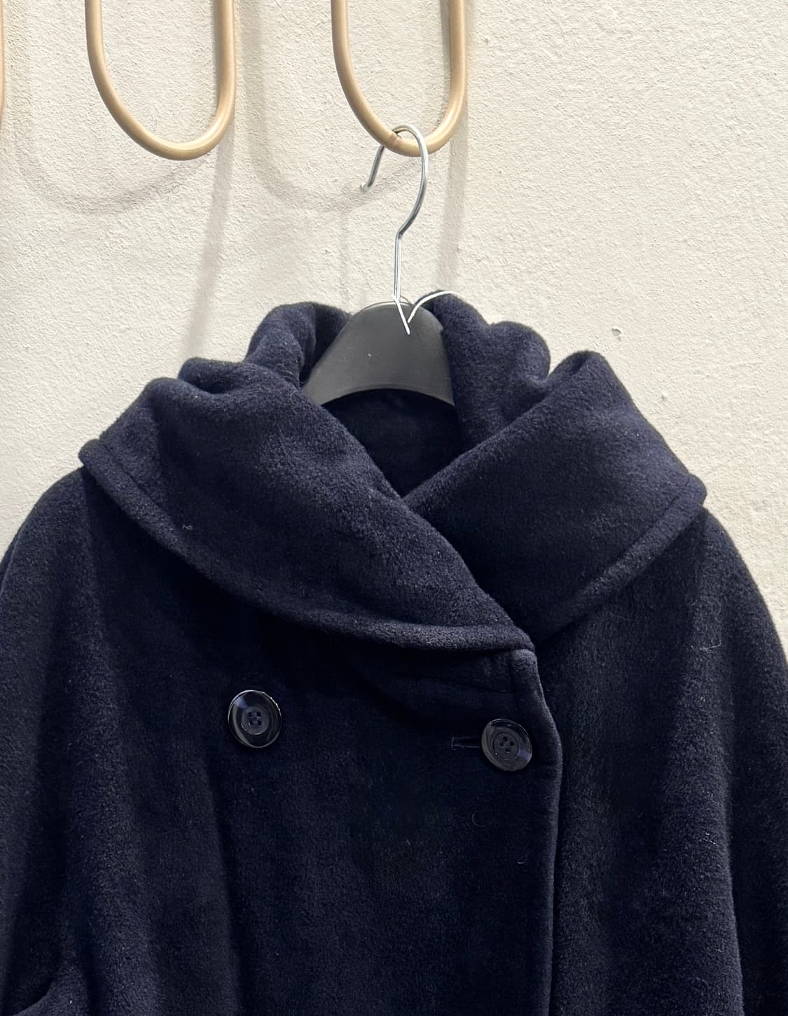 japan vintage 양모 더블버튼 코트 상품이미지3