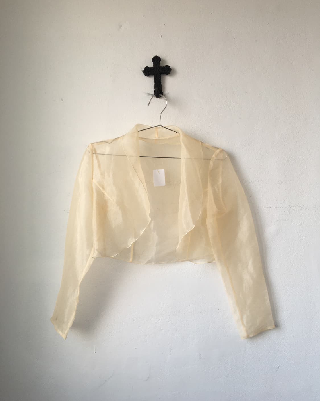 Organza mood open cardigan 상품이미지2