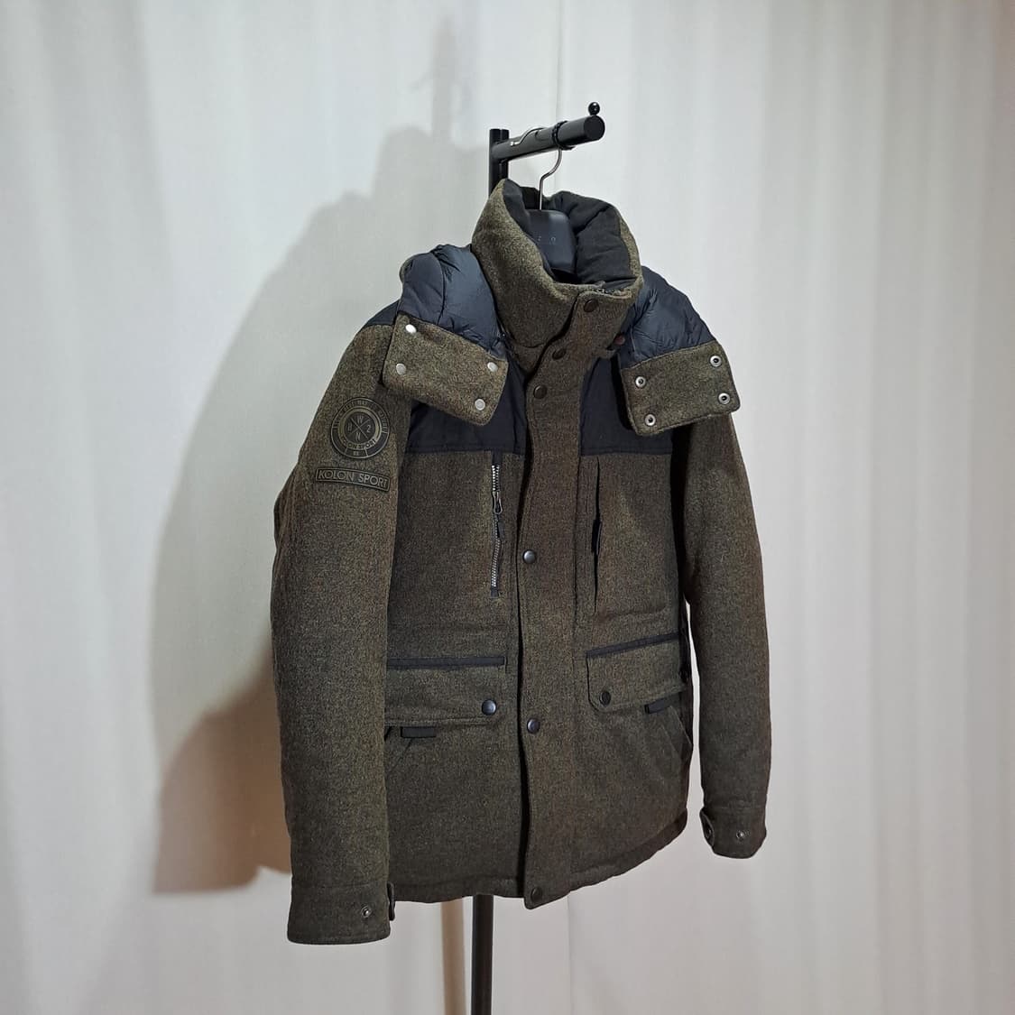 (택포) 코오롱 울100% 구스 자켓 100 B117 상품이미지3