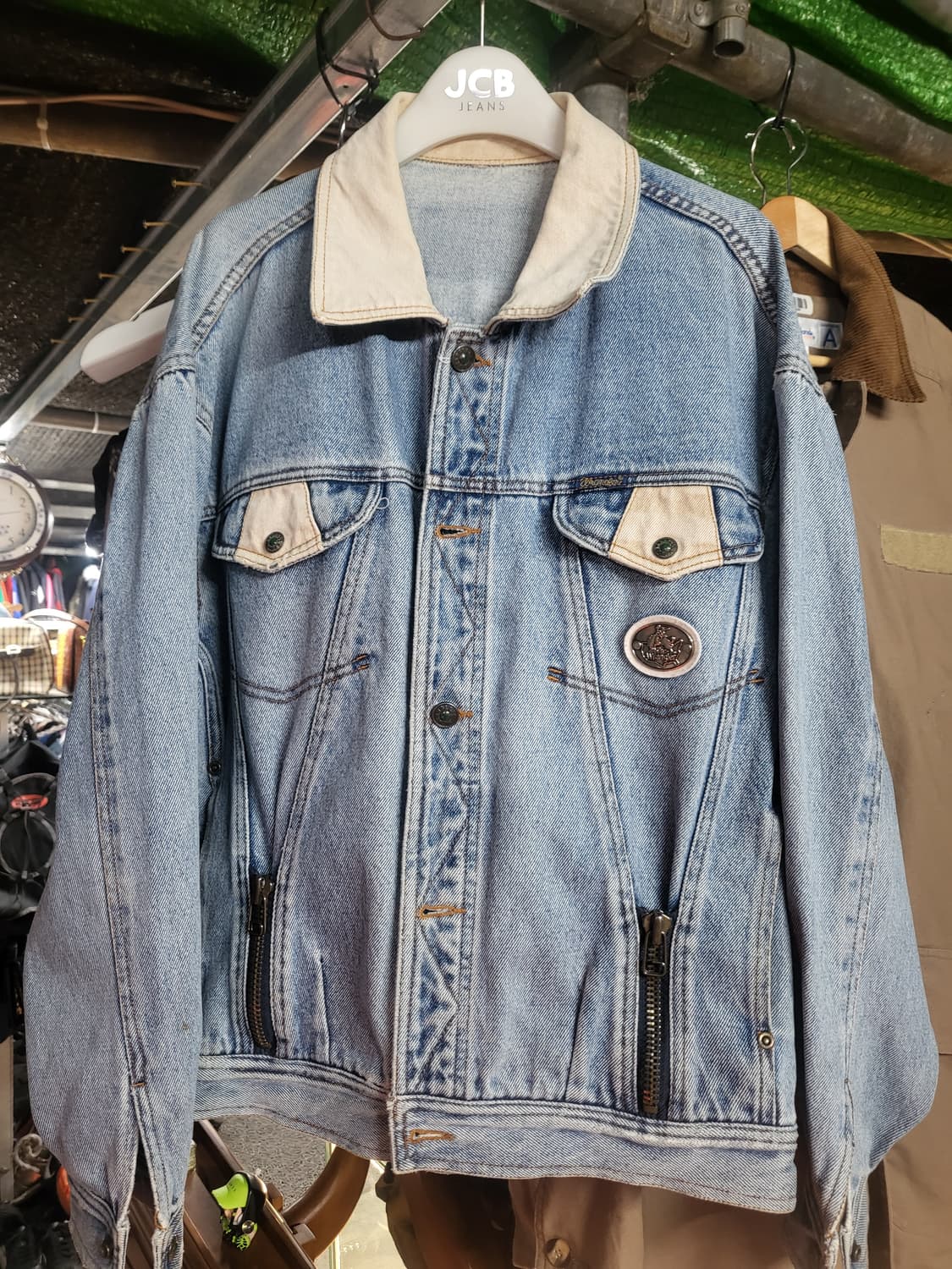 wrangler(렝글러) 빈티지 청자켓 상품이미지3